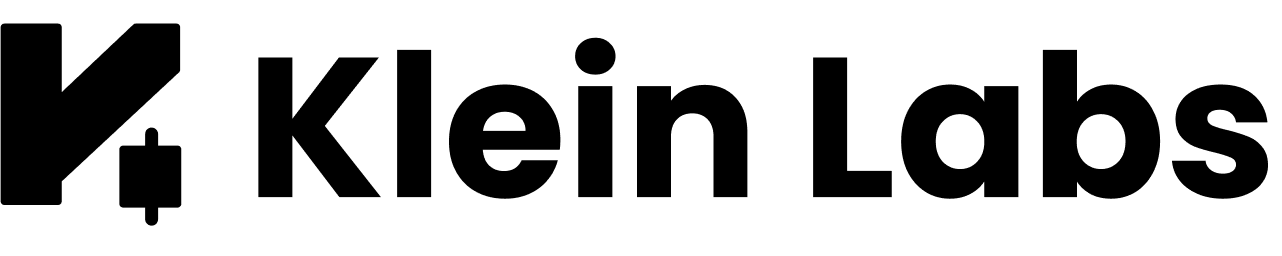 Klein Labs Monochrome Horizontal Logo